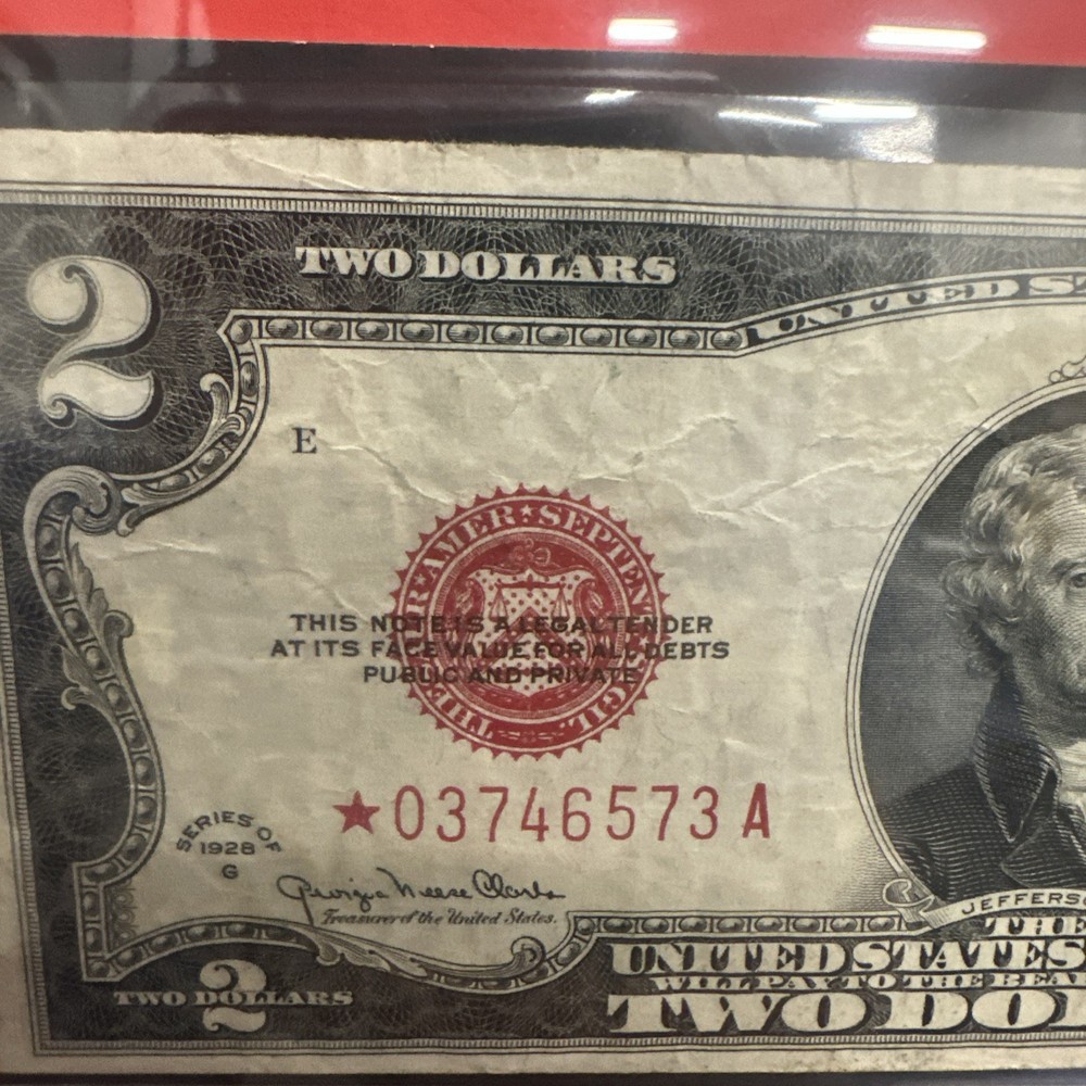 1928D,F,G $2 RED SEAL STAR ⭐️ NOTES