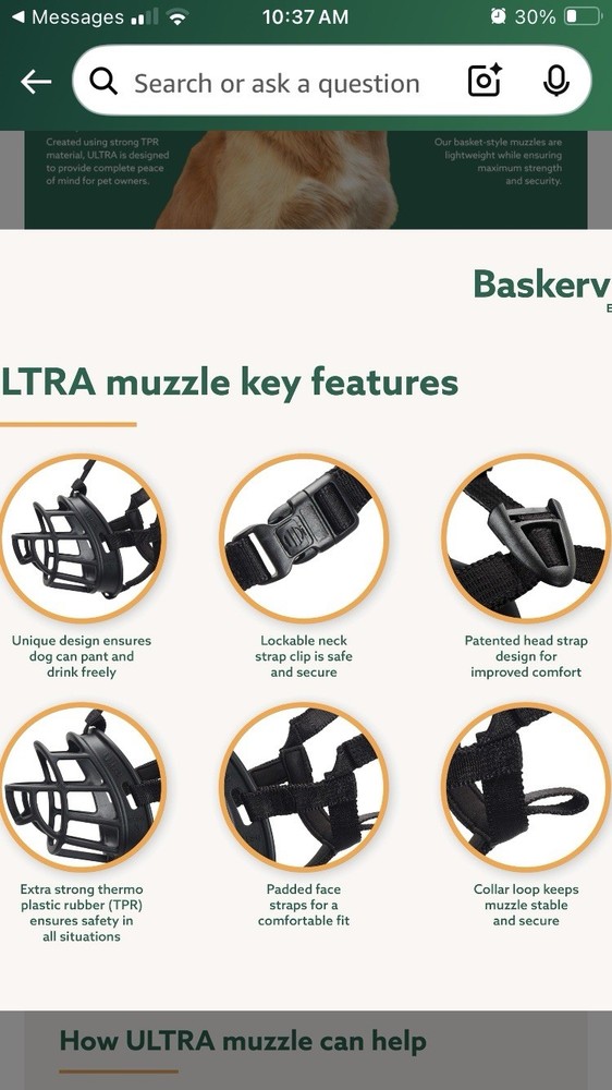 Baskerville Dog Muzzle, Size 4