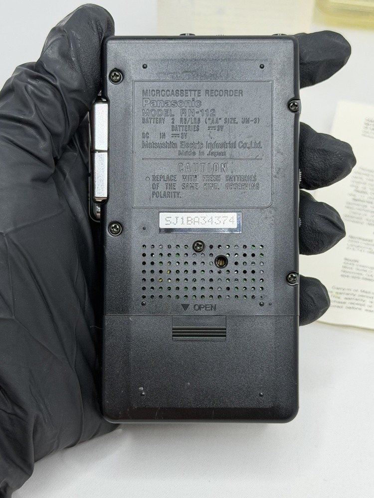 Panasonic RN-112 Microcassette Voice Recorder Fast Playback VAS P103