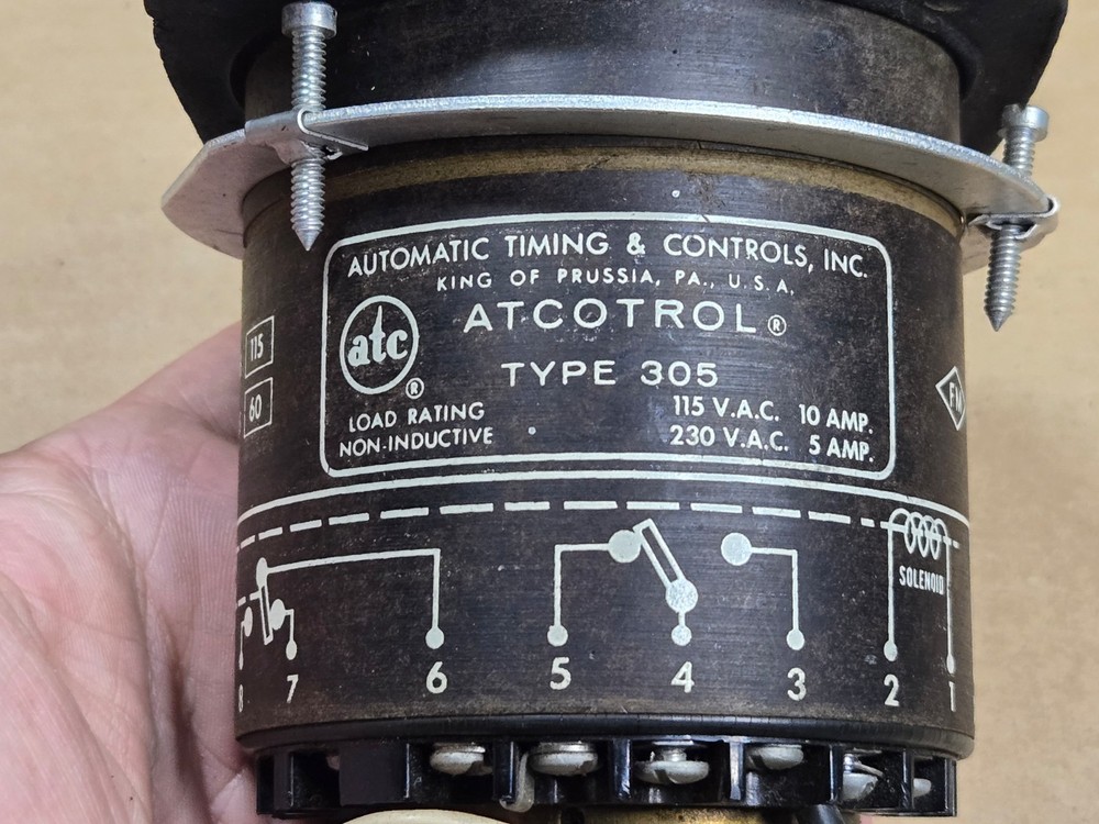 ATC ATCONTROL 305 Automatic Timing & Controls - Timer - Untested