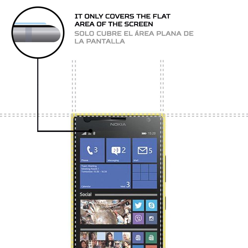 ANTISHOCK Screen protector for Nokia Lumia 1520