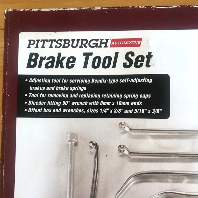 Brake Tool Set, 7 Piece, Pittsburgh Tools