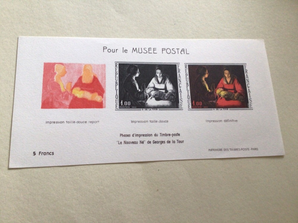 France colour progression mint never hinged stamps sheet  A16402