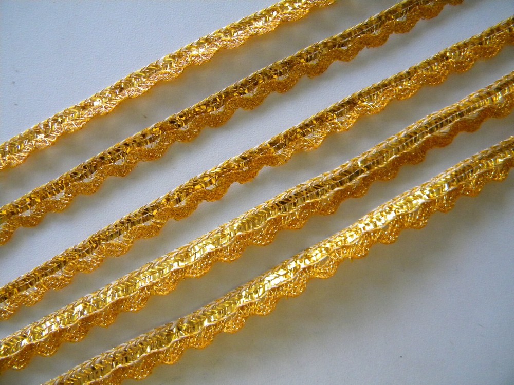 32 10/12ft/6 7/12ft Trims Tip Nichtelastisch Gold Silver 0 11/32in