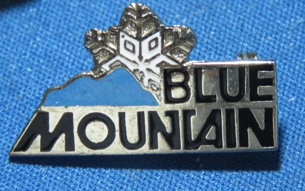 Blue Mountain Snowflake Ski Pin "Gift Boxed"