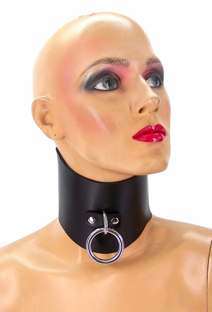 Leather Posture Bondage Collar by Axovus