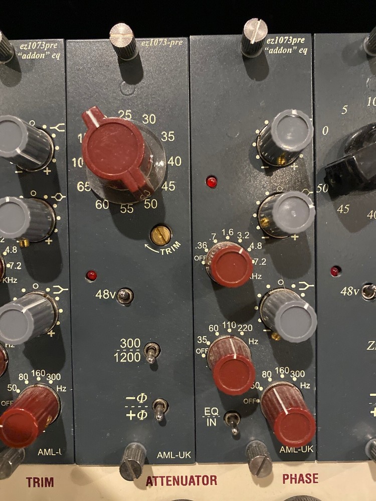 AML 1073 Preamp & 1073 Equaliser Combo 500 Series
