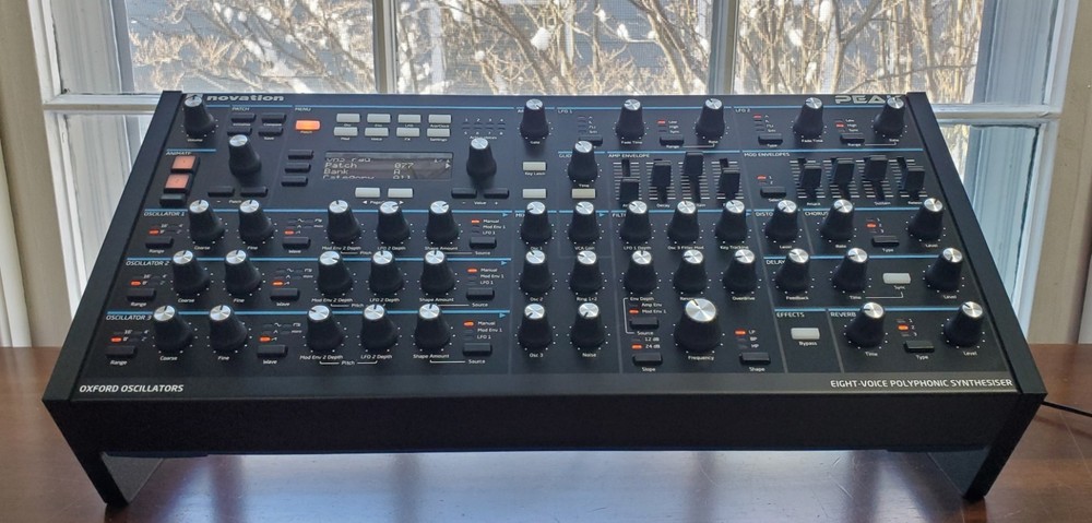 Novation Peak Synthesizer Synth Module Printed Stand 30/60 Degree Black PLA