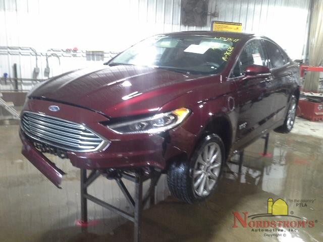 2017 Ford Fusion Passenger Front Headrest Only Black Leather