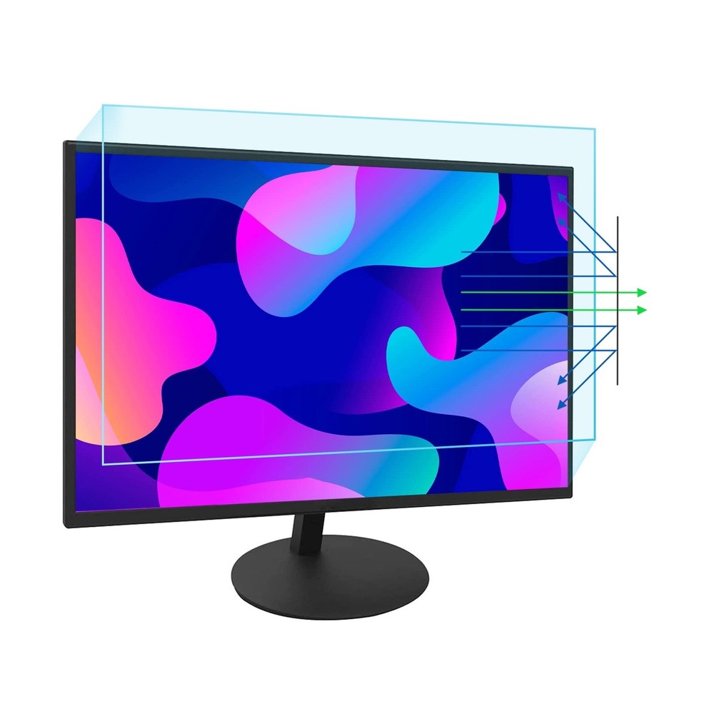 27 Inch Blue Light Blocking Computer Screen Protector, Eye Protection Screen ...