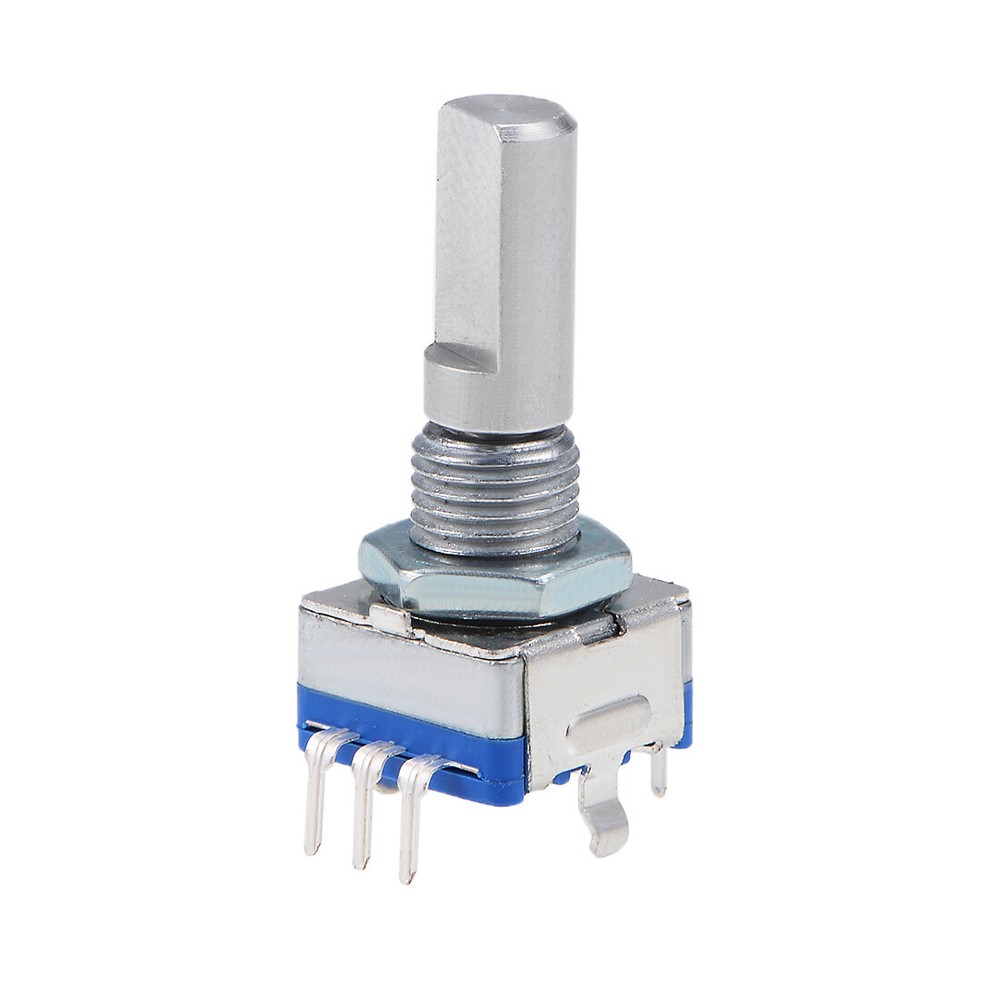 360 Degree Rotary Encoder Code Switch EC11 7 Pins 20mm D-Shaft 2pcs