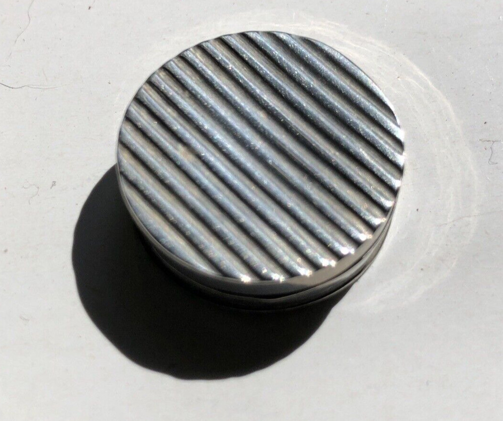 George III Small Silver Patch Box Birmingham 1800 John Thornton