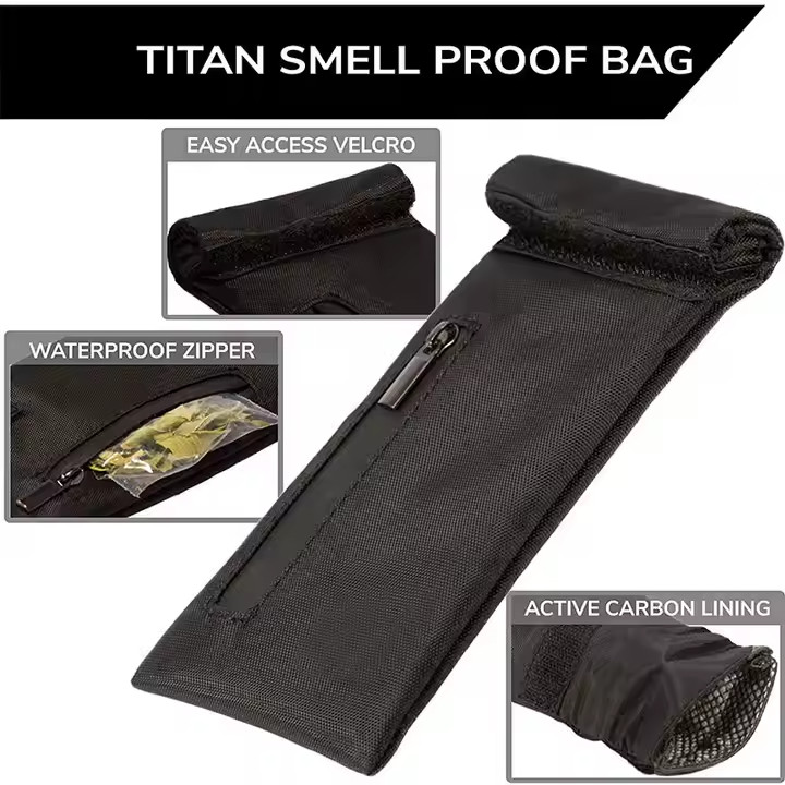 Pack Science Smell Proof Carbon Lined Pouch Odor Less Stash