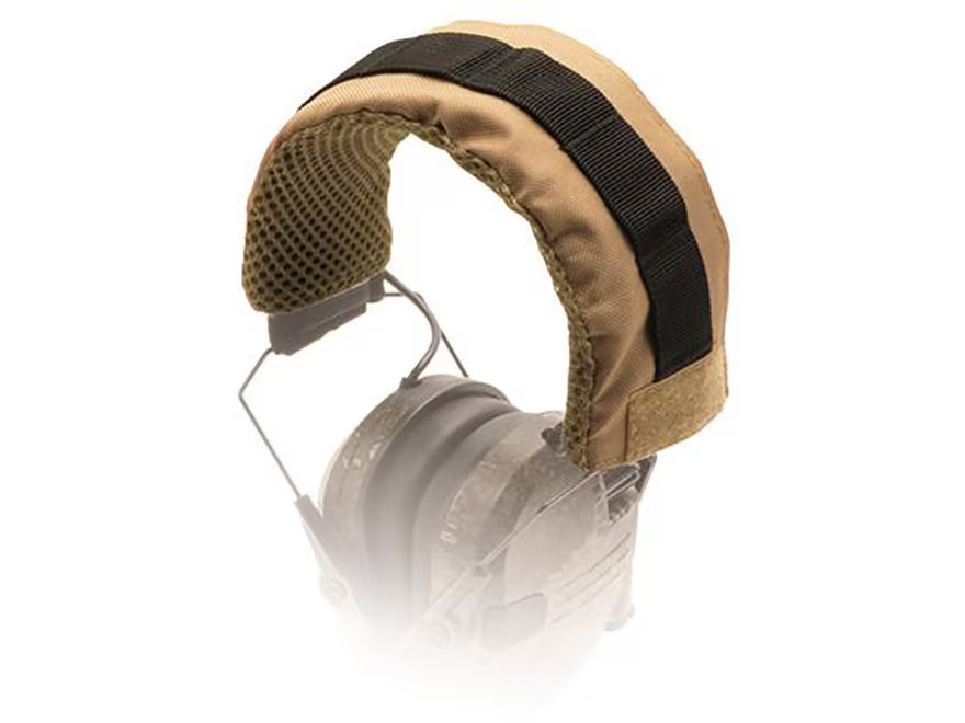 Walker's Universal Fit Ear Muffs Headband Wrap with Hook & Loop Patch
