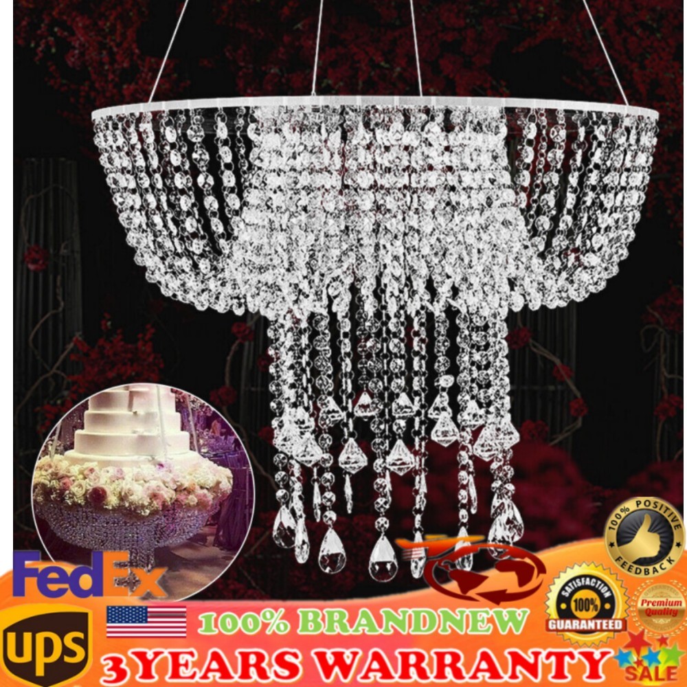 Wedding Cake Stand 80cm Crystal Bead Regular Impact-resistant, Rust-resistant