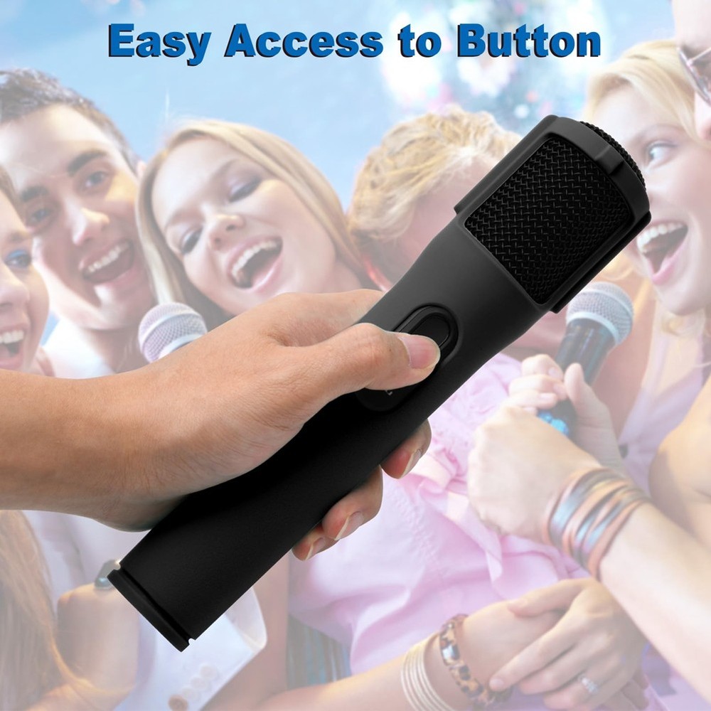 2Pcs Silicone Case for PartyBox Microphone -Rolling Case with Base1534