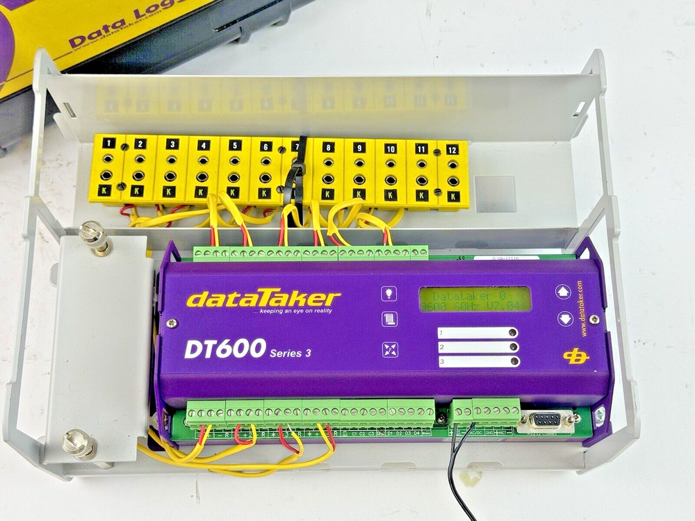 DATA TAKER - DT600 SER. 3 - TEMPERATURE SURVEY SYSTEM - DATA LOGGER