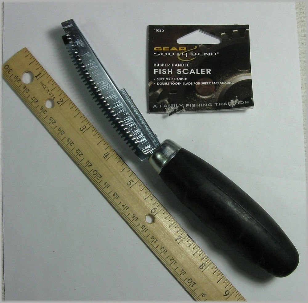 SOUTH BEND 1028D Rubber Handle Fish Scaler