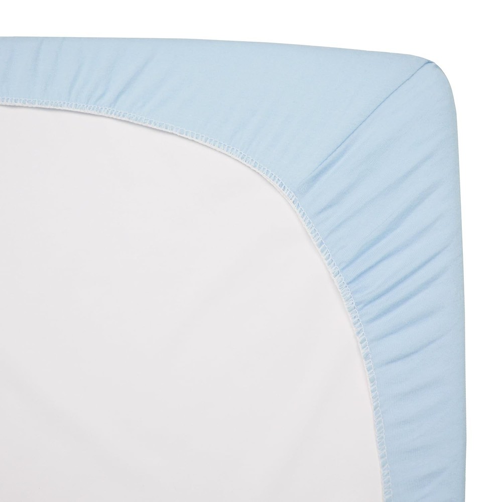 3-Pack Cotton Crib Sheets, Blue Star/Zigzag