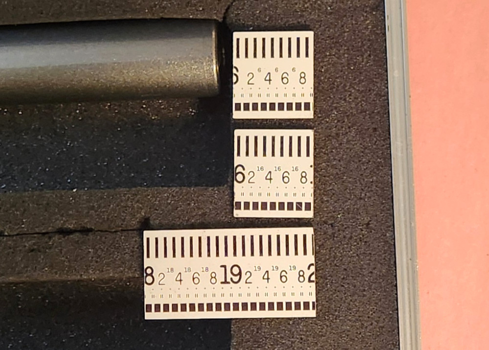 Components from Brunson Invar Kit for tooling scale extension, etc See List!