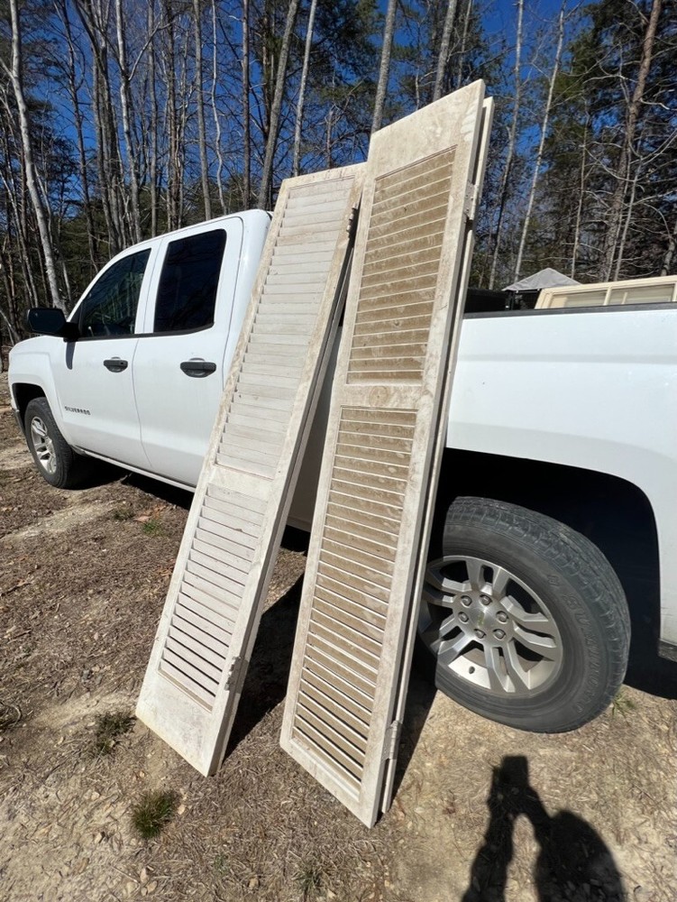 Vintage 6 and 9 panel Sash Windows/2 Shutters