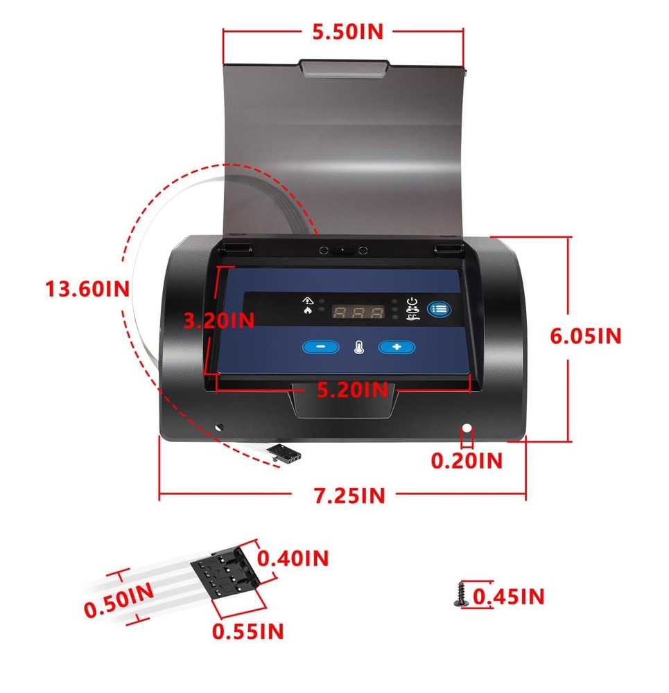 Replace For Hayward FDXLBKP1932 Bezel Plus Keypad Assembly and Display Board