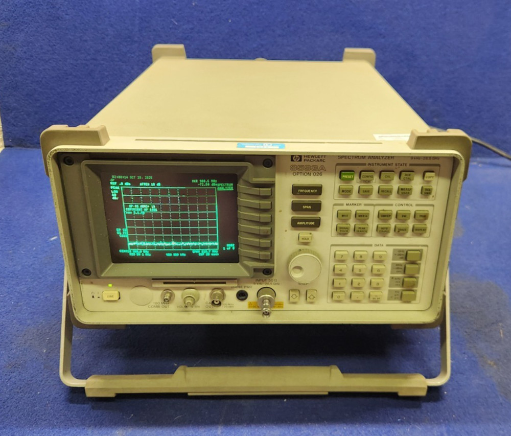 HP HEWLETT PACKARD 8593A OPTION 026 SPECTRUM ANALYZER