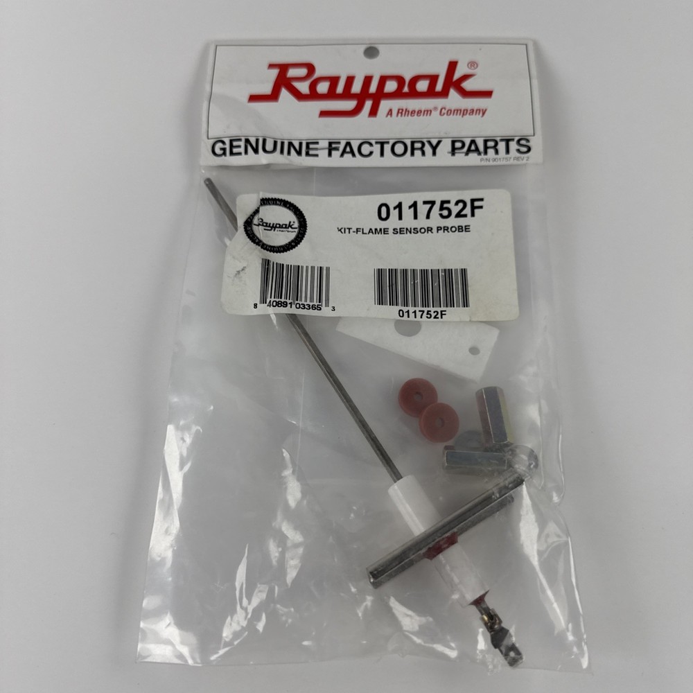 Raypak 011752F Flame Sensor Probe Kit Universal NIB