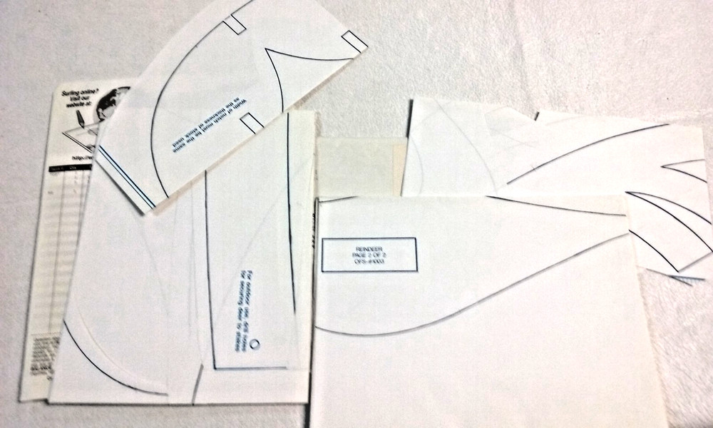 vintage Craft Patterns Home Workshop Reindeer Plan with Envelope