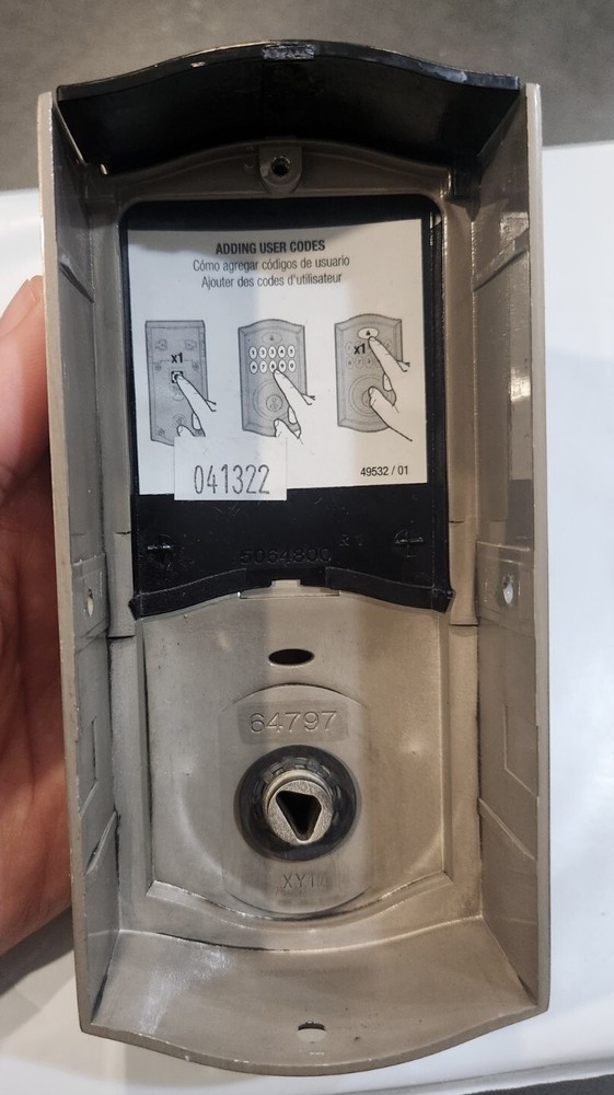 Kwikset Interior Battery Cover Kwikset Smartcode