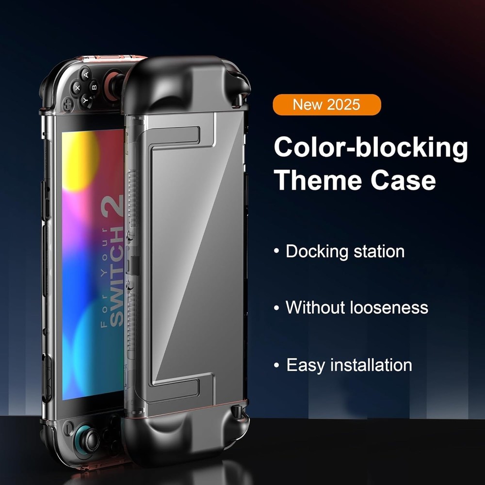 COMBO PACK- 4 in 1 Controller Charging Dock & Clear Dockable Protective Case