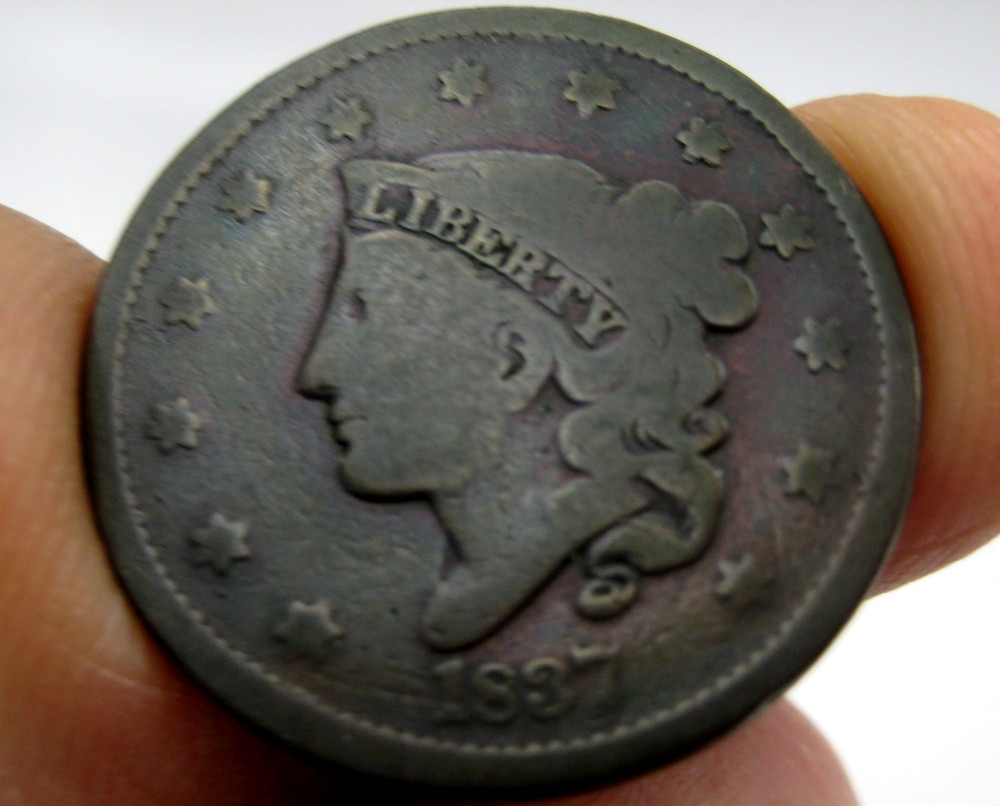 Nice ~ 1837 U.S. LARGE CENT ~ Small Letters