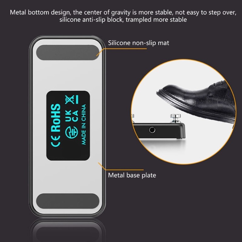 External Footswitch Double Pedal Portable Double Function Pedal Compacts Pedal