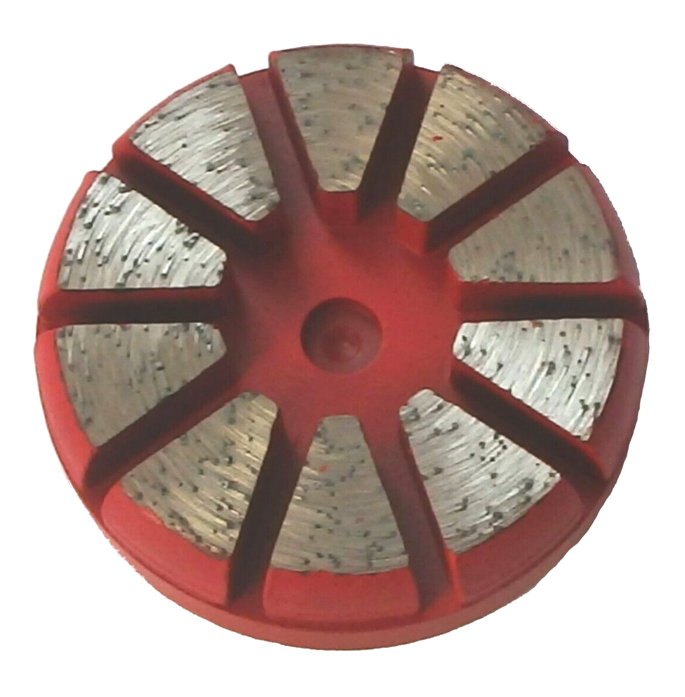 3" diamond grinding puck 16/20 grit medium 10 segment for medium concrete Terrco