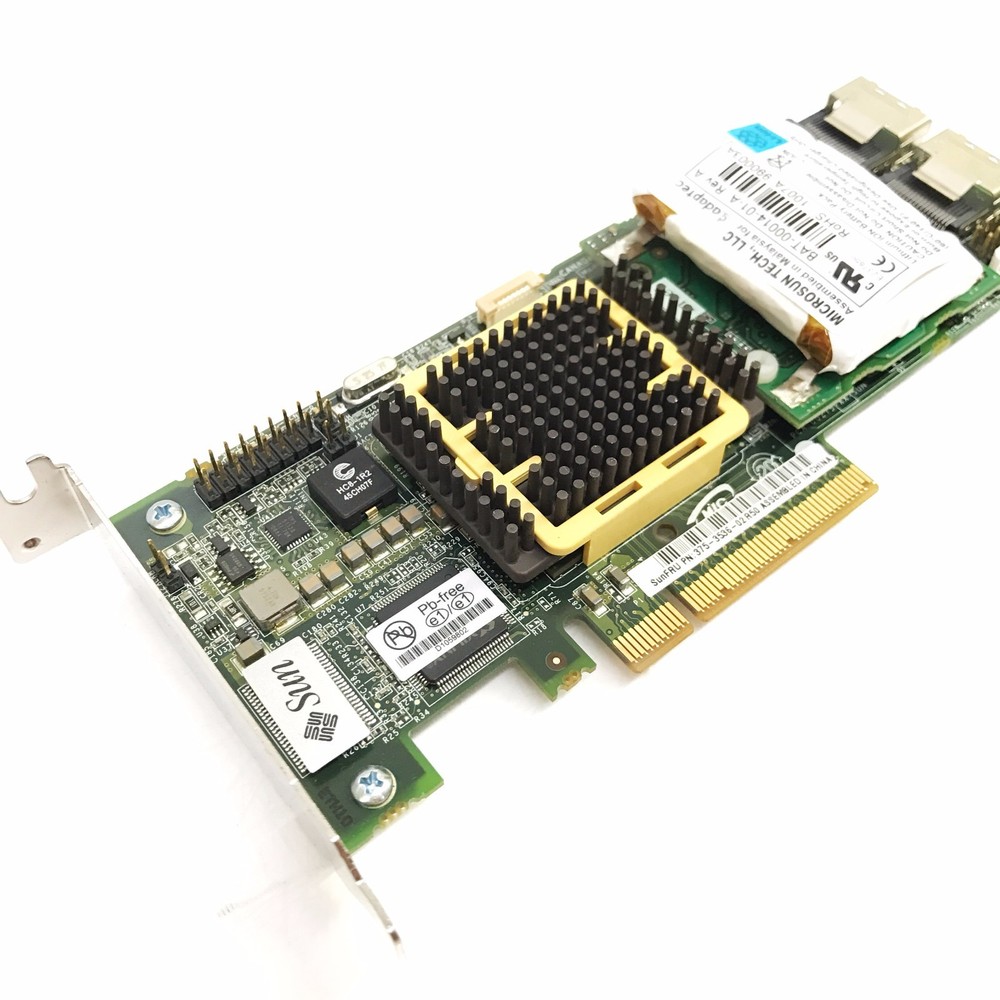 Sun 375-3536 8 Port PCI-E SAS Server Raid Controller Card