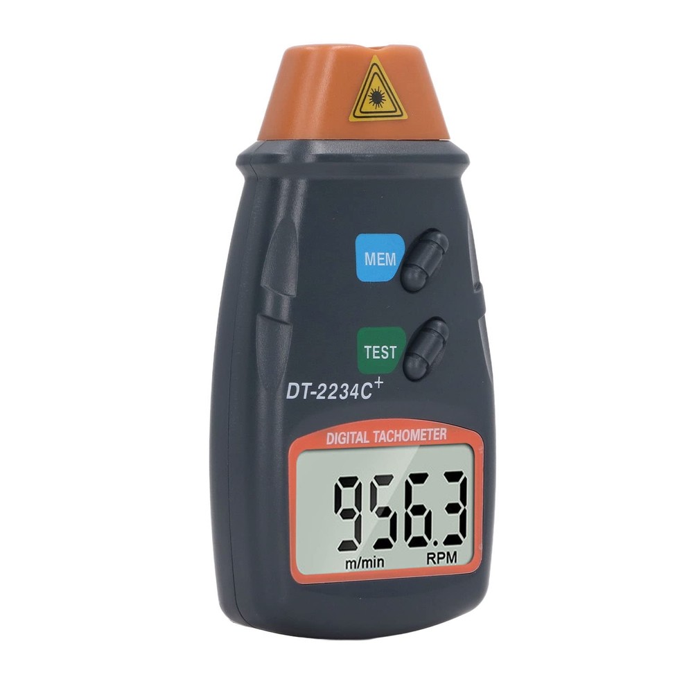 RPM Tachometer Quick Sampling LCD Display Auto Reset Digital Tachometer Non 2...