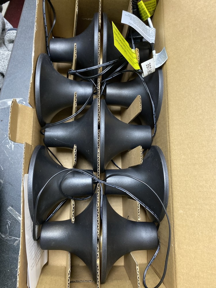 Hampton Bay 10-Light 12 ft. Black Outdoor LED Lantern String-Light