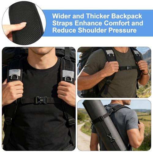 Backpack Straps, Adjustable Backpack Shoulder Strap, Replacement Padded