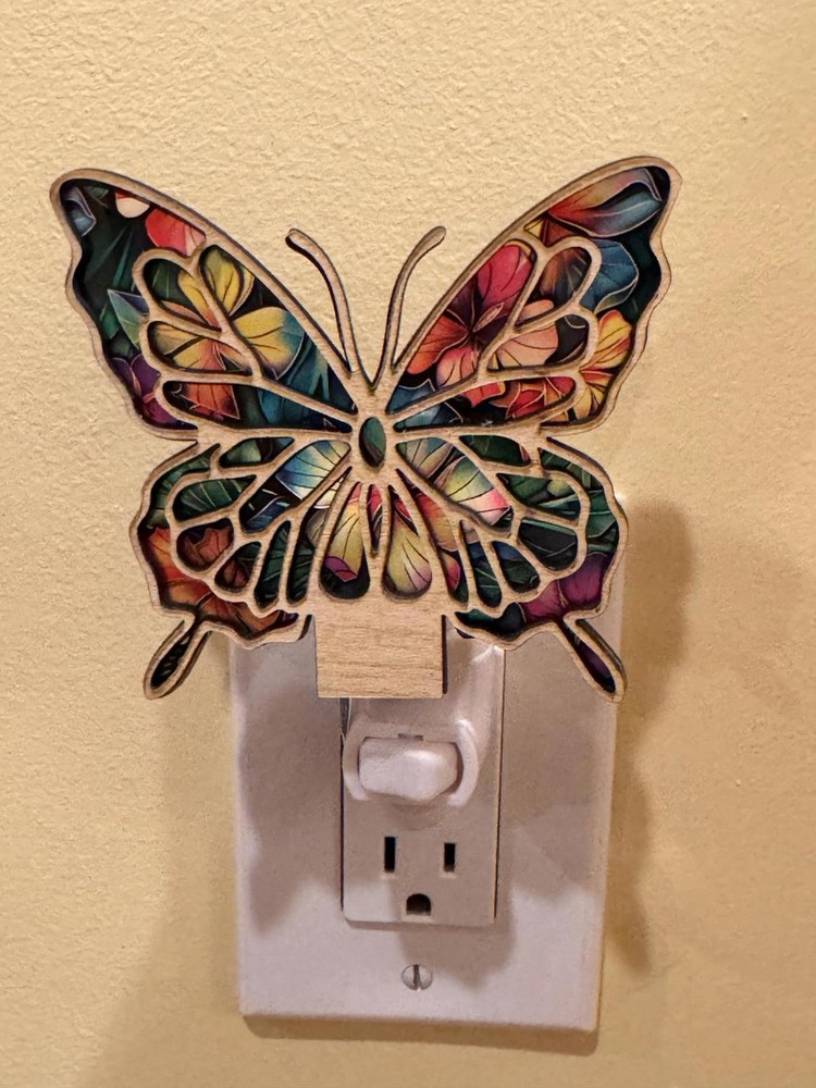 Butterfly nightlight, new made as ordered