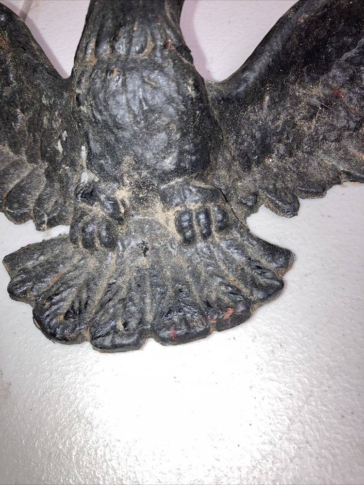 Vintage Cast Iron Metal Spread Eagle Mid Century Modern Decor