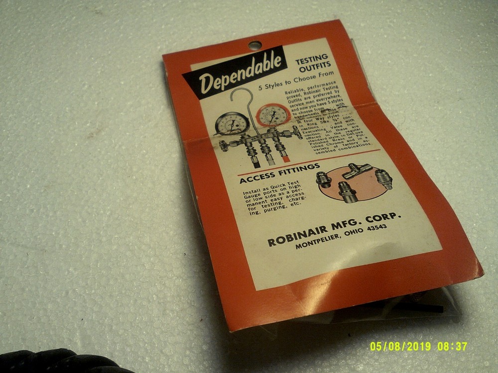 VINTAGE ROBINAIR ACCESS FITTING HP-41A