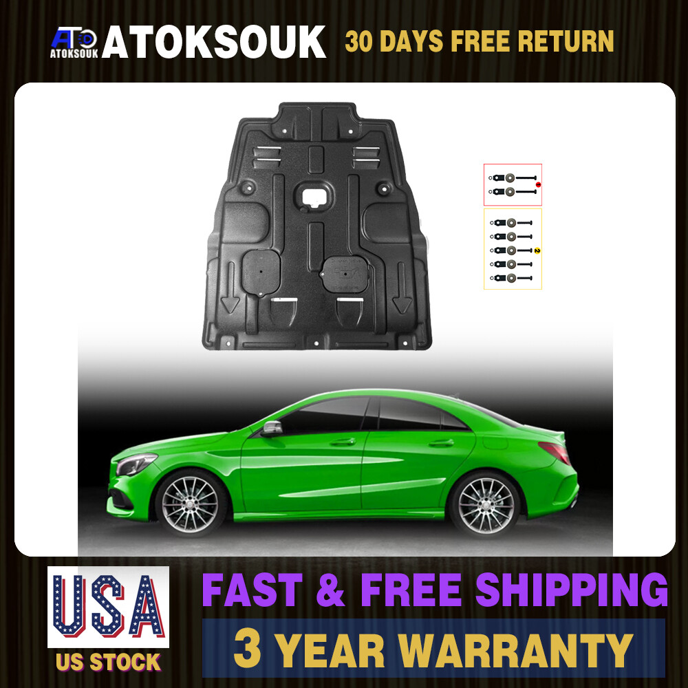 For 2014-2019 Mercedes CLA250 Engine Under Cover Front Splash Shields