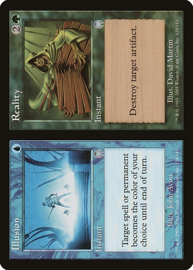 Illusion // Reality Apocalypse 129 MTG MP