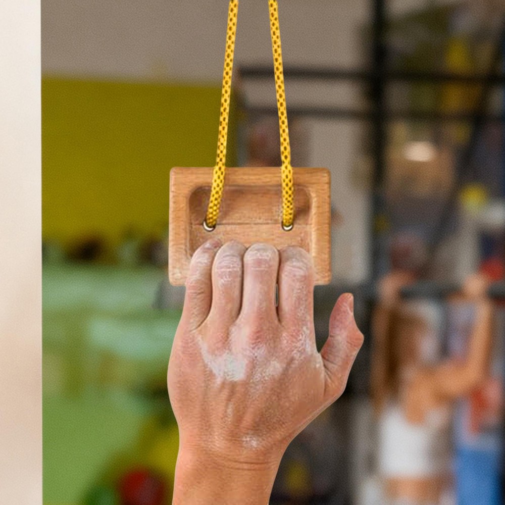 Hangboard for Climbing 1 Pair Wooden Fingerboard Pull Climbing Board