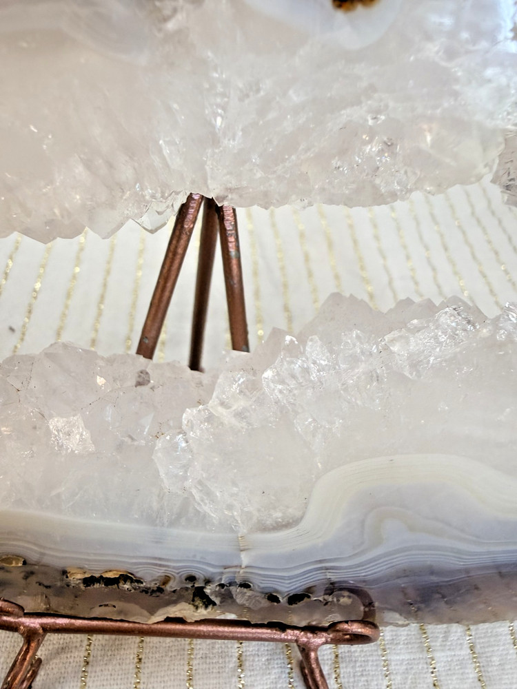 Grey Lace & Quartz Slab