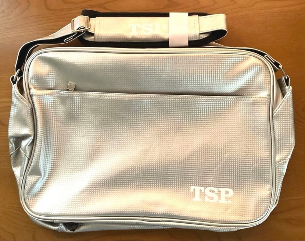 TSP Silver Check Shoulder Bag