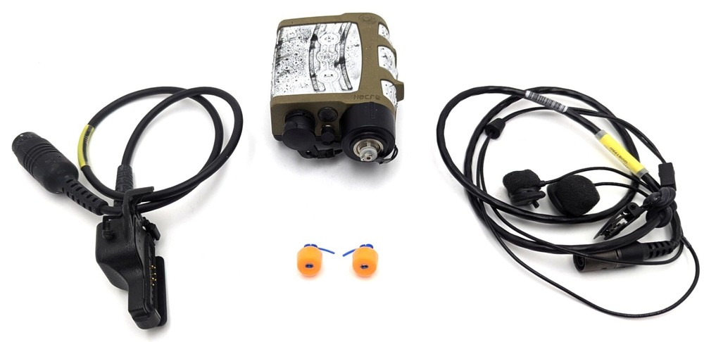 NACRE QUIET PRO Tactical Headset Single Type - For Motorola XTS Series - Bundle
