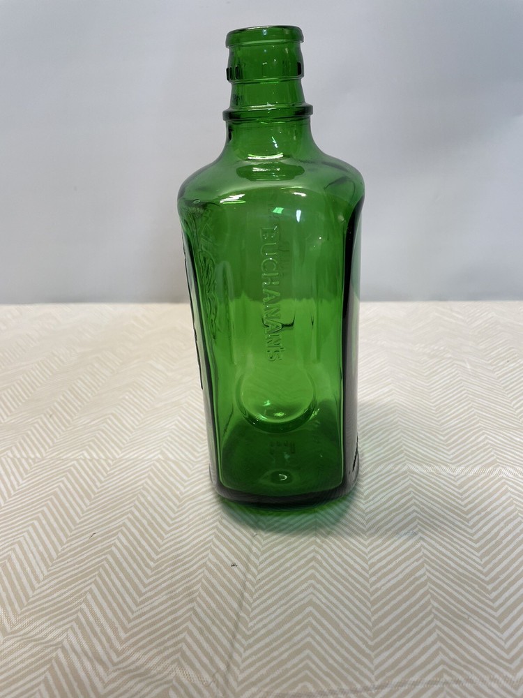 Embossed Buchanan’s Scotch Whiskey Empty Bottle