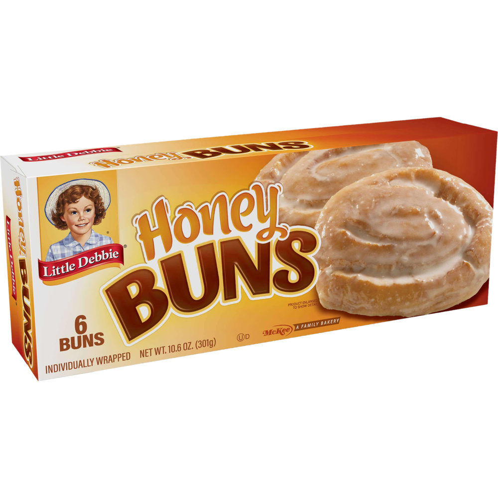 Little Debbie Honey Buns, 6 Boxes