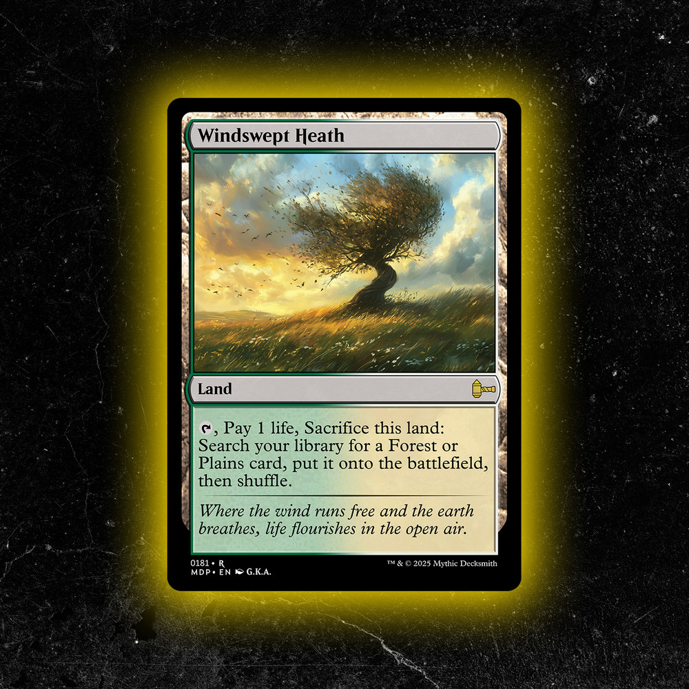 Windswept Heath - Custom Magic: The Gathering Card - High-Quality